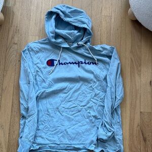 Champion Sky Blue Pullover Hoodie